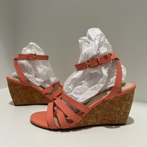 Cole Haan wedges-peach size 9